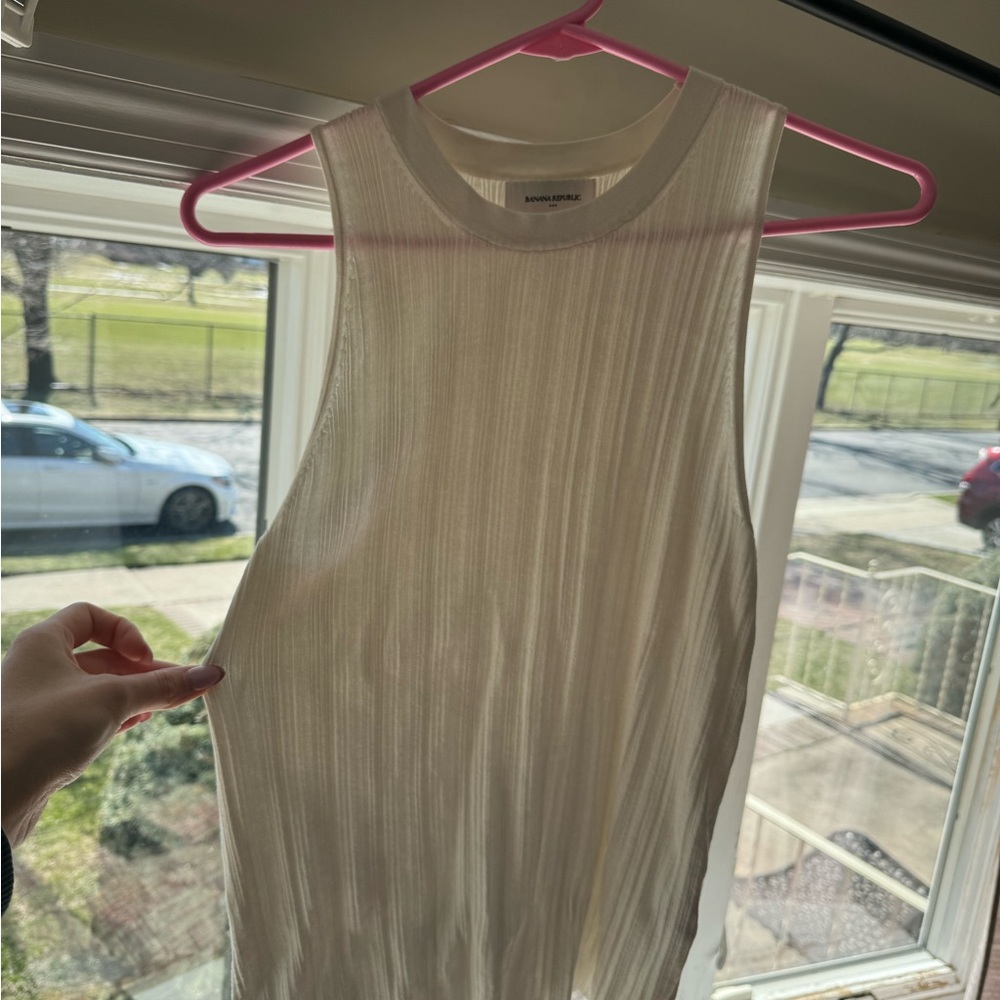 Banana Republic cream Top M